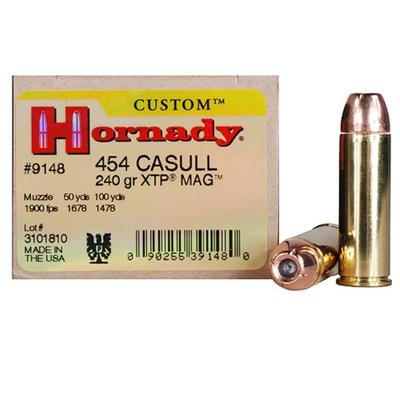 Hornady Ammo 454 Casull XTP 240 Grain 20 Rounds [9