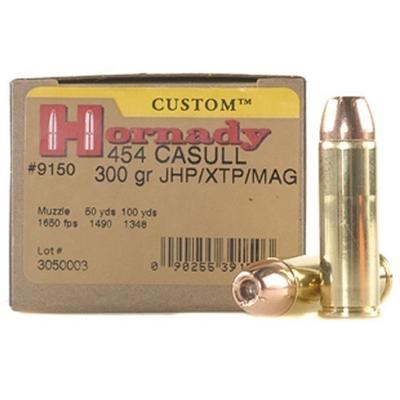 Hornady Ammo 454 Casull XTP JHP 300 Grain 20 Round