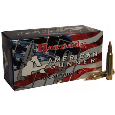 Hornady Ammo Amer Gunner 223 Remington 55 Grain HP