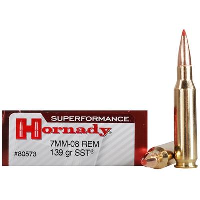 Hornady Ammo Super Shock Tip 7mm-08 Remington SST