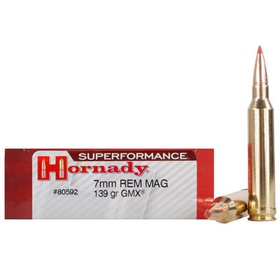 Hornady Ammo GMX 7mm Magnum GMX 139 Grain 20 Round Hornady Ammo GMX 7mm Magnum GMX 139 Grain 20 Round