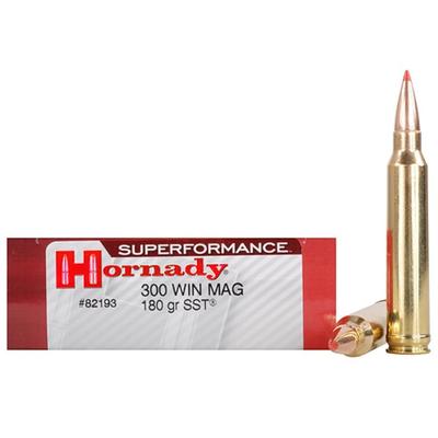 Hornady Ammo Super Shock Tip 300 Win Mag SST 180 G Hornady Ammo Super Shock Tip 300 Win Mag SST 180 G