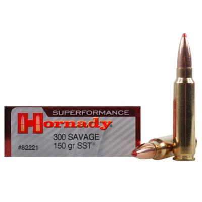 Hornady Ammo Superformance 300 Savage SST 150 Grai