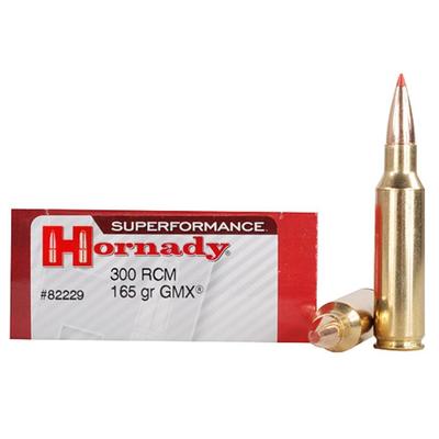 Hornady Ammo GMX 300 RCM GMX 165 Grain 20 Rounds [