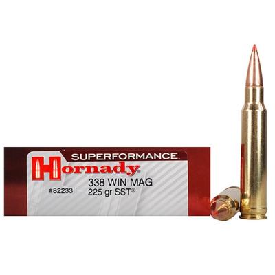 Hornady Ammo Super Shock Tip 338 Win Mag SST 225 G