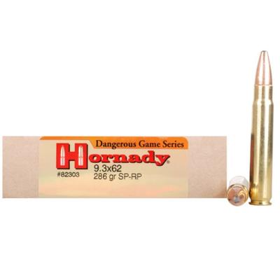 Hornady Ammo Dangerous Game Interlock 9.3x62 Mause