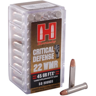 Hornady Rimfire Ammo Critical Defense FTX .22 Magn