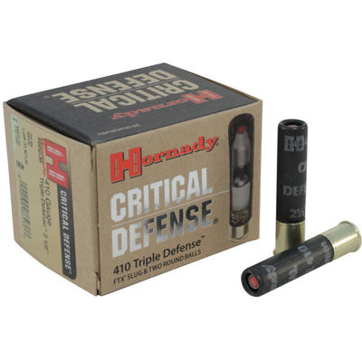 Hornady Shotshells Critical Defense .410 Gauge 2.5 Hornady Shotshells Critical Defense .410 Gauge 2.5