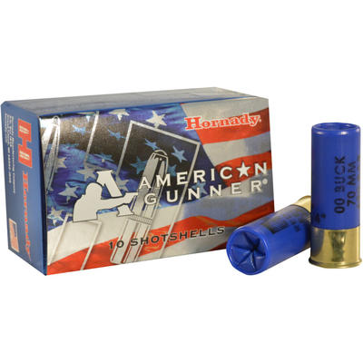 Hornady Shotshells Amer Gunner 12 Gauge 2.75in Buc