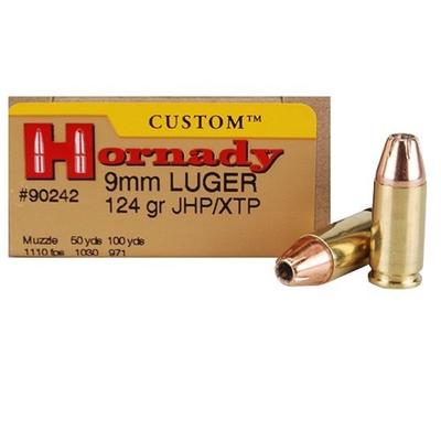 Hornady Ammo 9mm XTP JHP 124 Grain 25 Rounds [9024 Hornady Ammo 9mm XTP JHP 124 Grain 25 Rounds [9024