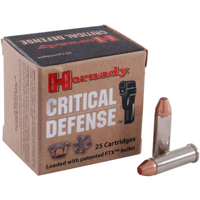 Hornady Ammo Critical Defense 38 Special FTX 110 G