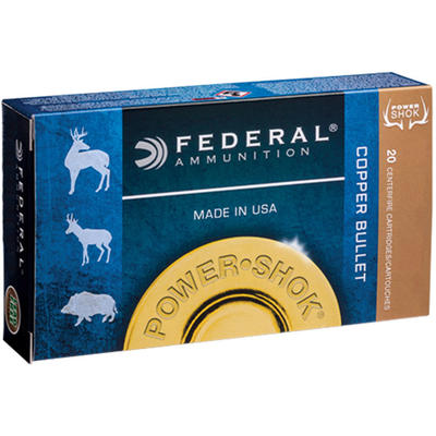 Federal Ammo Power-Shok 300 Win Mag 180 Grain Copp