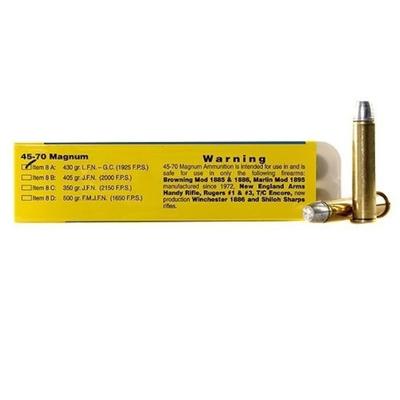 Buffalo Bore Ammo 45-70 Government Hard Cast Lead