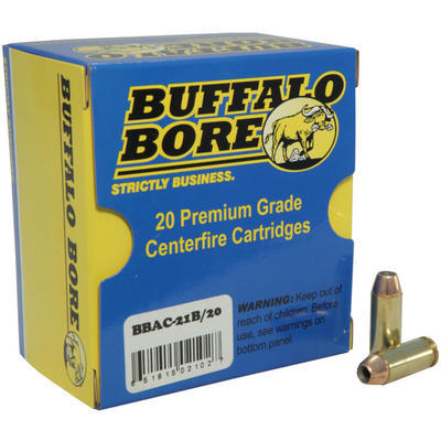 Buffalo Bore Ammo 10mm JHP 180 Grain 20 Rounds [21