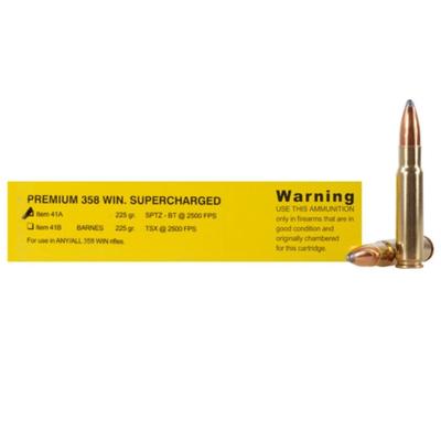 Buffalo Bore Ammo 358 Winchester Win Spitzer BT 22