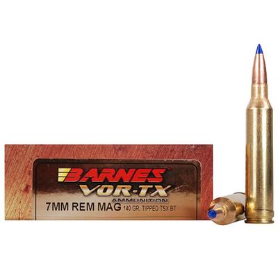 Barnes Ammo Vor-Tx 7mm Magnum 140 Grain TSX Boat T