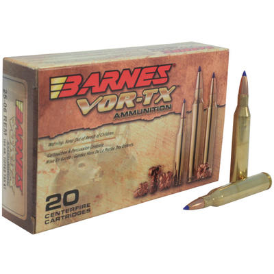 Barnes Ammo Vor-Tx 25-06 Remington 100 Grain TSX B
