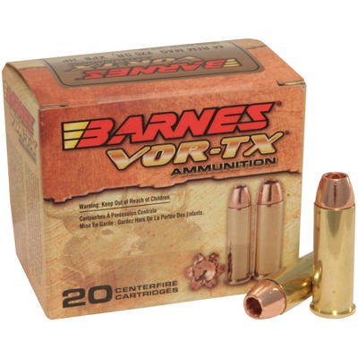 Barnes Ammo Vor-Tx Hunting 44 Magnum XPB 225 Grain