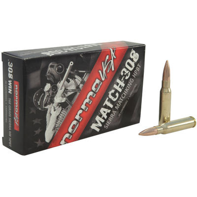 Norma Ammo Match Sierra Matchking 308 Winchester 1