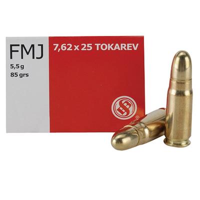 Sellier & Bellot Ammo Training 7.6x25mm Tokare