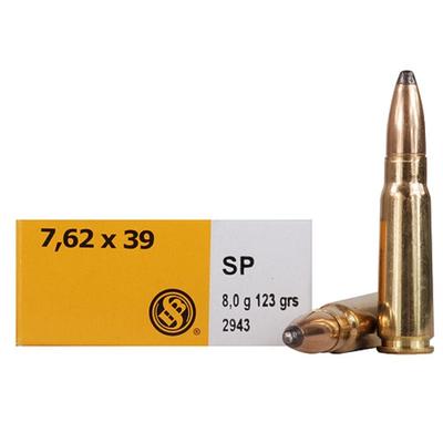 Sellier & Bellot Ammo AK-47 7.62x39mm SP 123 G