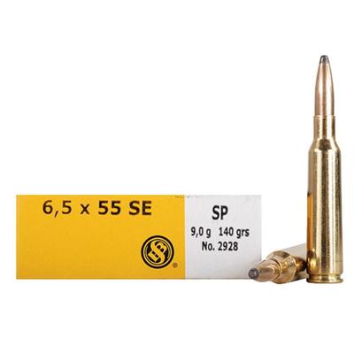 Sellier & Bellot Ammo 6.5x55mm SP 140 Grain 20 Sellier & Bellot Ammo 6.5x55mm SP 140 Grain 20