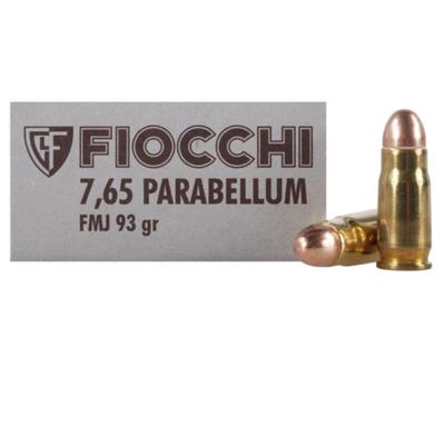 Fiocchi Ammo Specialty 30 Luger 93 Grain Metal Cas