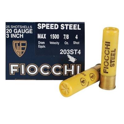 Fiocchi Shotshells Hunting Steel 20 Gauge 3in 7/8o Fiocchi Shotshells Hunting Steel 20 Gauge 3in 7/8o