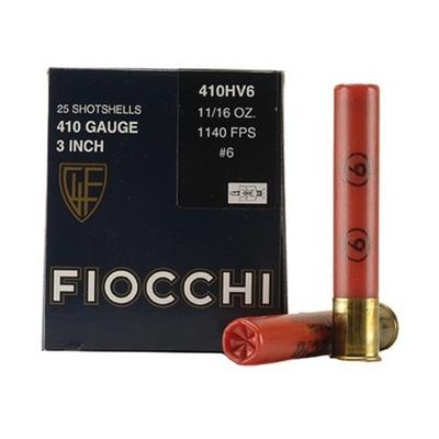 Fiocchi Shotshells HV .410 Gauge 3in 11/16oz #6-Sh