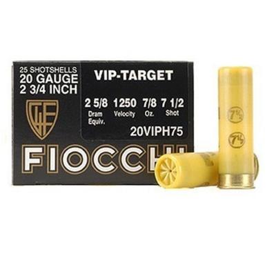Fiocchi Shotshells VIP Heavy Target 20 Gauge 2.75i