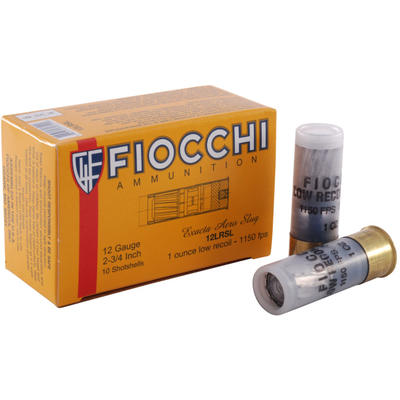 Fiocchi Shotshells Low Recoil 12 Gauge 2.75in 1oz