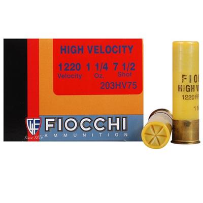 Fiocchi Shotshells HV 20 Gauge 3in 1-1/4oz #7.5-Sh