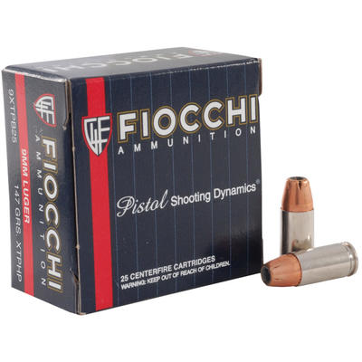 Fiocchi Ammo 9mm 147 Grain XTP 25 Rounds [9XTPB25]