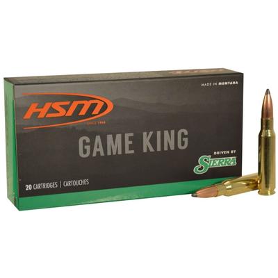 HSM Ammo Game King 6.5 Creedmoor 140 Grain Sierra