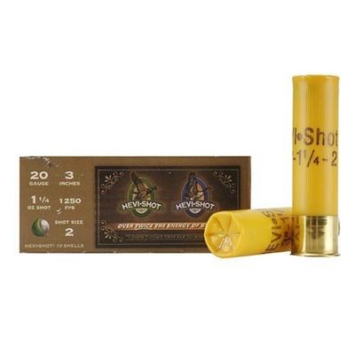 Hevishot Shotshells Duck 20 Gauge 3in 1-1/4oz #2-S