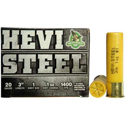 Hevishot Shotshells Hevi-Steel 20 Gauge 3in #1-Sho