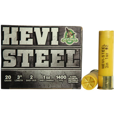 Hevishot Shotshells Hevi-Steel 20 Gauge 3in #2-Sho