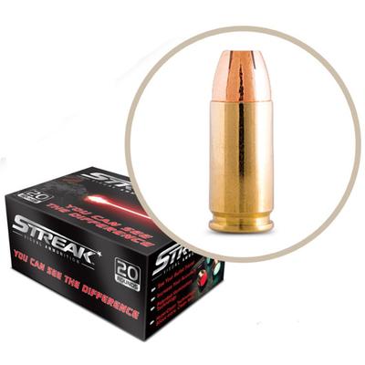 HPR Ammo Streak Red 380 ACP 90 Grain JHP 20 Rounds HPR Ammo Streak Red 380 ACP 90 Grain JHP 20 Rounds