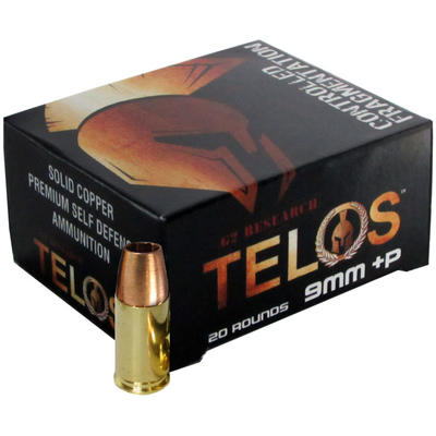 G2 Research Ammo TELOS 9MM+P Telos 9mm 92 Grain Co