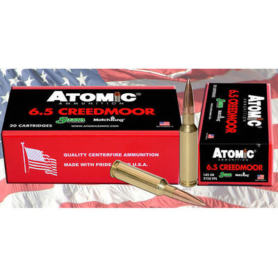 Atomic Ammo Match 6.5 Creedmoor 142 Grain MatchKin