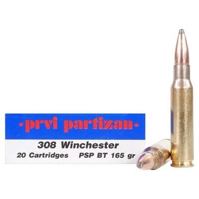 Prvi Partizan PPU Ammo 308 Winchester 165 Grain PS