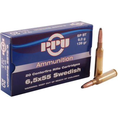 Prvi Partizan PPU Ammo 6.5x55 Swedish 139 Grain SP