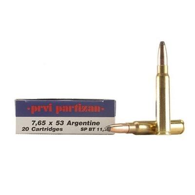 Prvi Partizan PPU Ammo 7.65x53mm Argentine 180 Gra