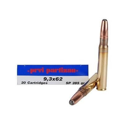 Prvi Partizan PPU Ammo 9.3mmx62 Mauser 285 Grain S