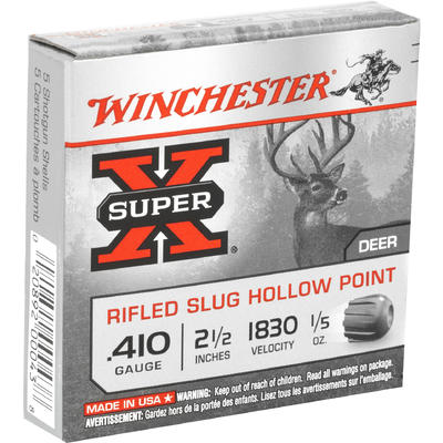 Winchester Shotshells Super-X Rifled Lead .410 Gau