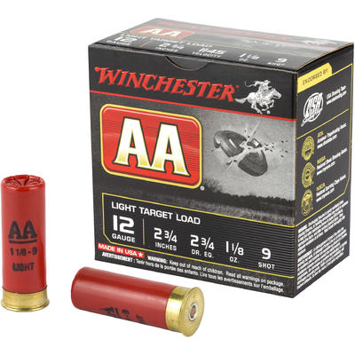 Winchester Shotshells AA Target 12 Gauge 2.75in 1-