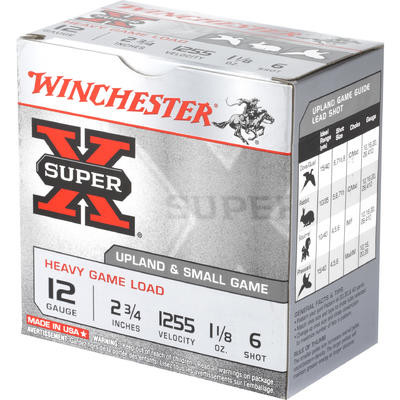 Winchester Shotshells Super-X Heavy Game 12 Gauge Winchester Shotshells Super-X Heavy Game 12 Gauge