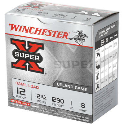Winchester Shotshells Super-X Game Shotshells 12 G Winchester Shotshells Super-X Game Shotshells 12 G
