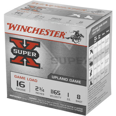 Winchester Shotshells Super-X Game 16 Gauge 2.75in