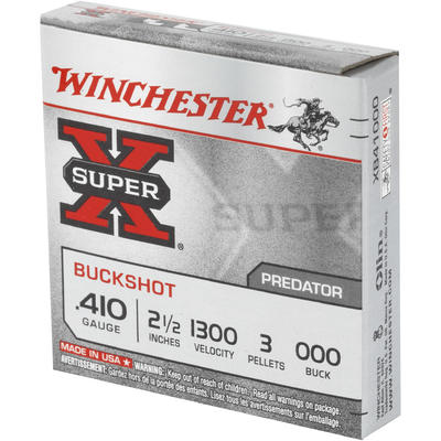 Winchester Shotshells Super-X Buckshot .410 Gauge